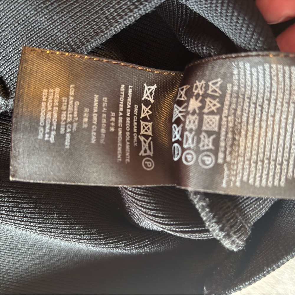 Guess Black Strapless Dress Sequence Neckline Small - Picture 12 of 12